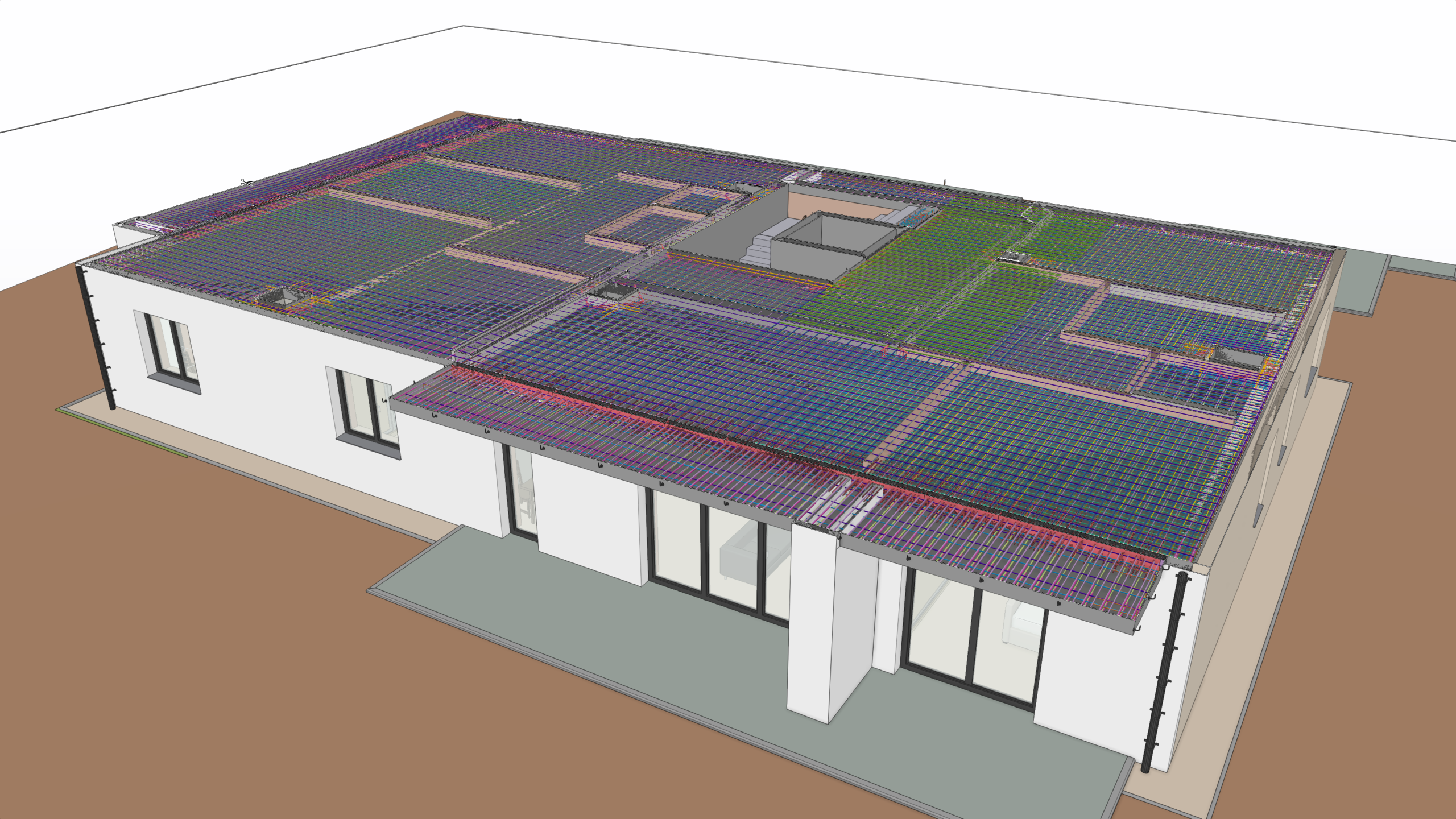 Construsoftbimawards - Návrh nosné železobetonové desky bytového domu