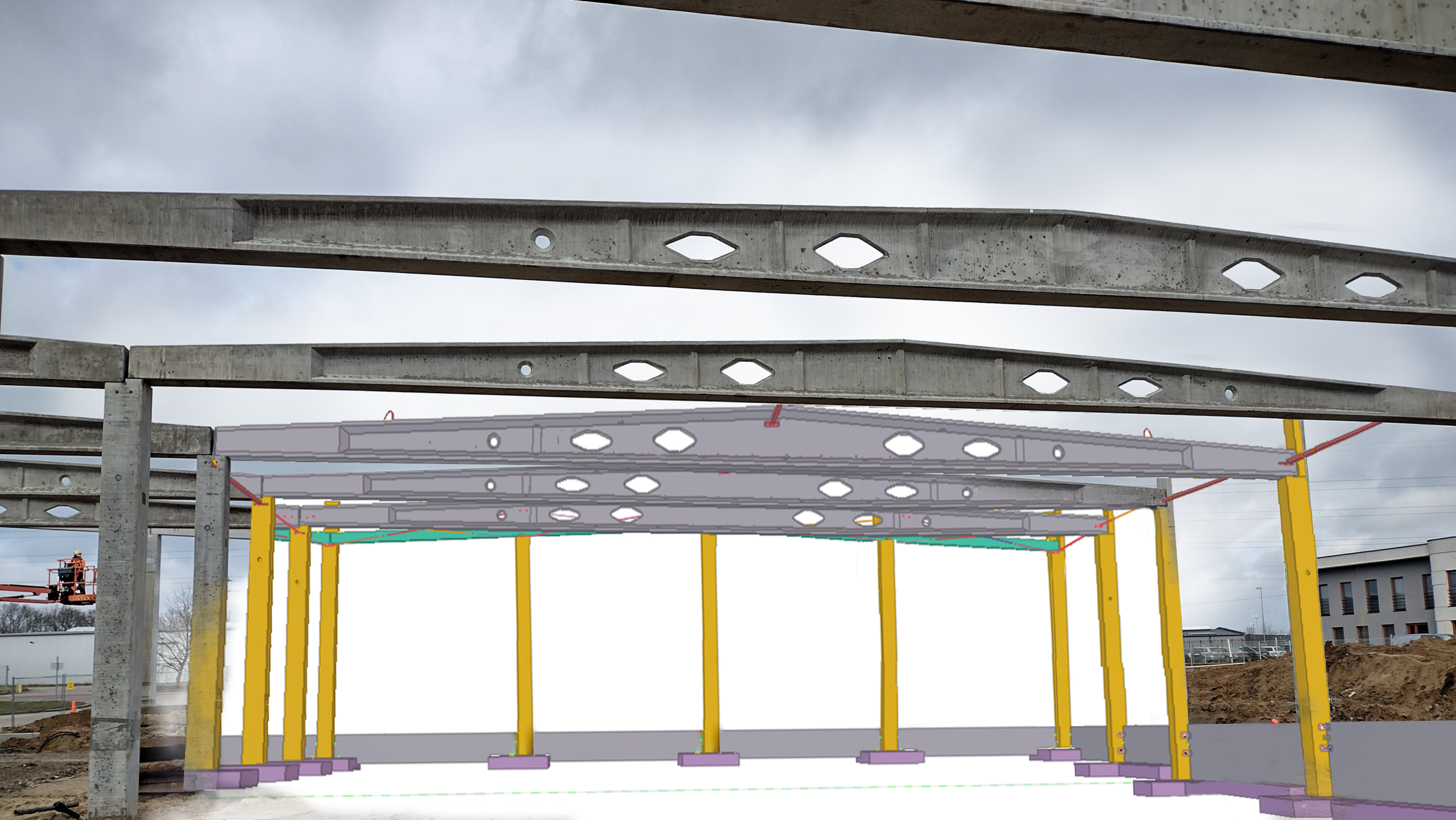 Construsoftbimawards - HALA PRODUKCYJNO-MAGAZYNOWA Z BUDYNKIEM BIUROWYM W ZACHODNIOPOMORSKIM