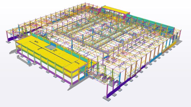 construsoftbimawards - BUDOWA HALI PRODUKCYJNO-MAGAZYNOWEJ Z BUDYNKIEM BIUROWO SOCJALNYM I TECHNICZNYM WRAZ Z INFRASTRUKTURĄ UZBROJENIA TERENU FIRMY JOYNEX Sp. z o.o