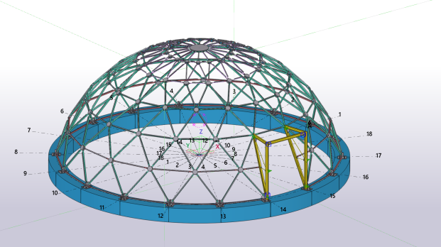 construsoftbimawards - Konstrukcja stalowa w kształcie igloo