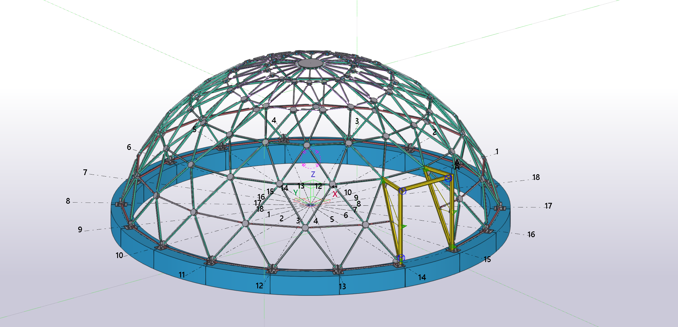 Construsoftbimawards - Konstrukcja stalowa w kształcie igloo
