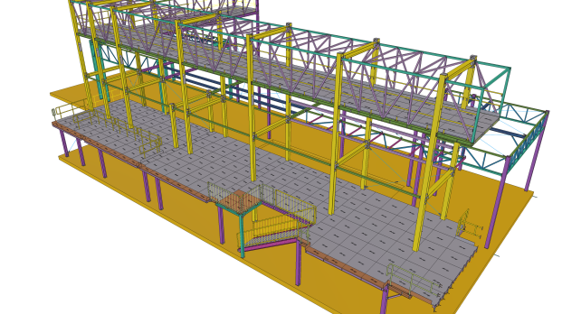 construsoftbimawards - Podkonstrukcje stalowe pod infrastrukturę technologiczną do produkcji czekolady