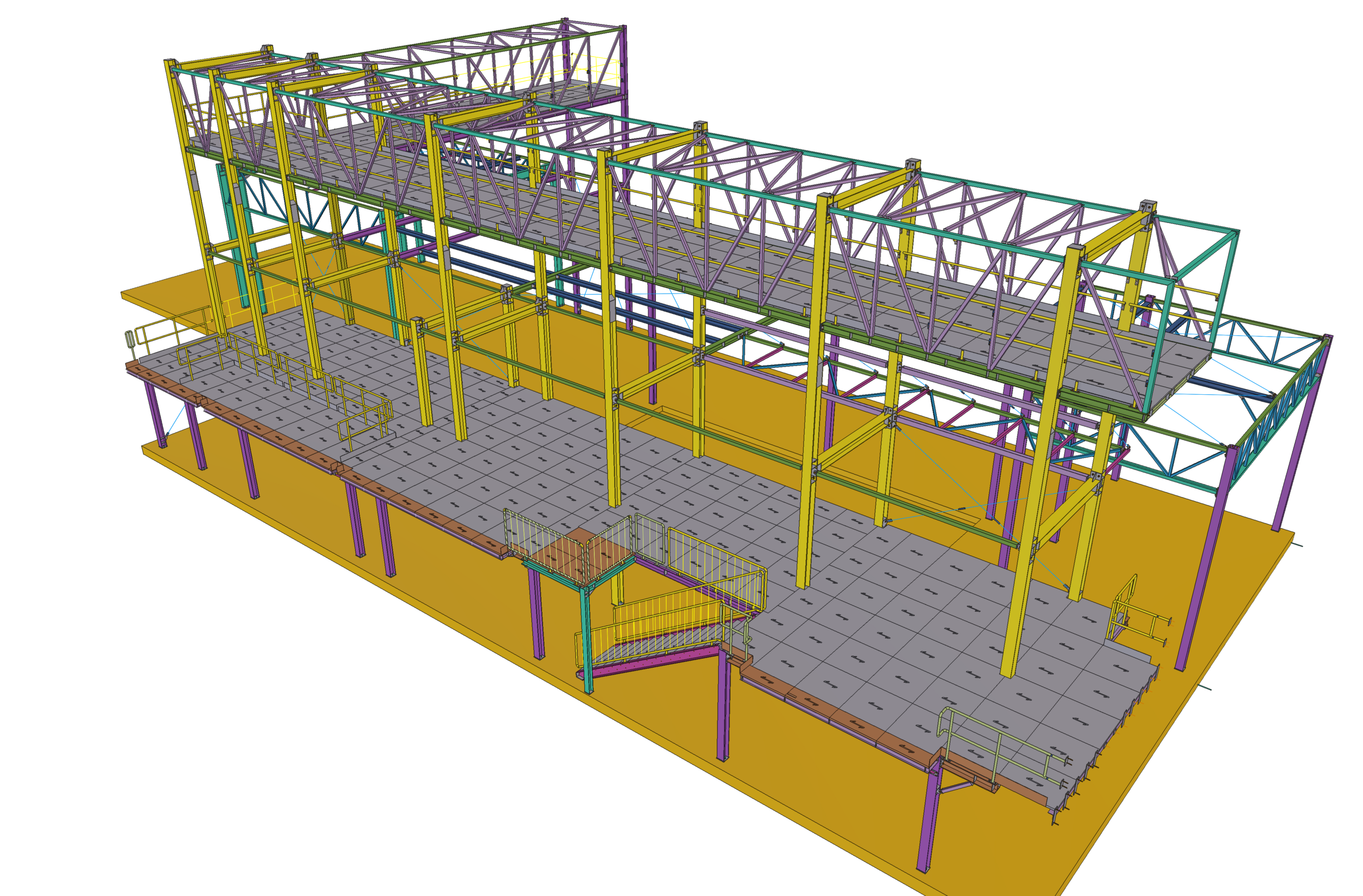 Construsoftbimawards - Podkonstrukcje stalowe pod infrastrukturę technologiczną do produkcji czekolady