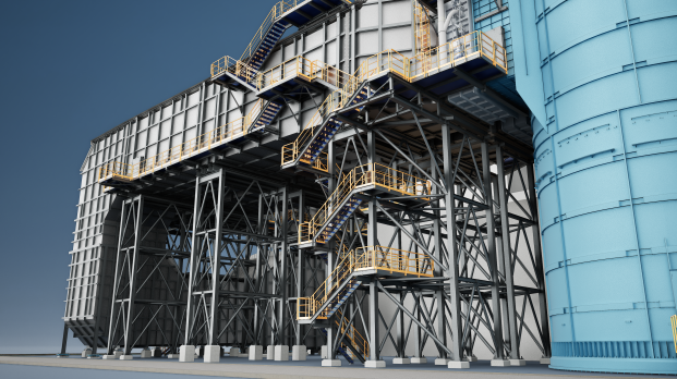 construsoftbimawards - Flue Gas Duct Systems and Supporting Structures