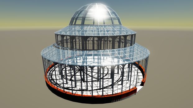 construsoftbimawards - Projekt autorski konstrukcji stalowej oranżerii